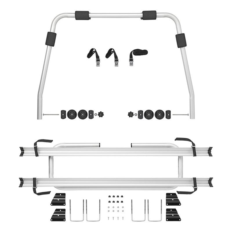 Deichsel Fahrradträger Wohnwagen | 2 Fahrräder |  40Kg belastbar | klappbar