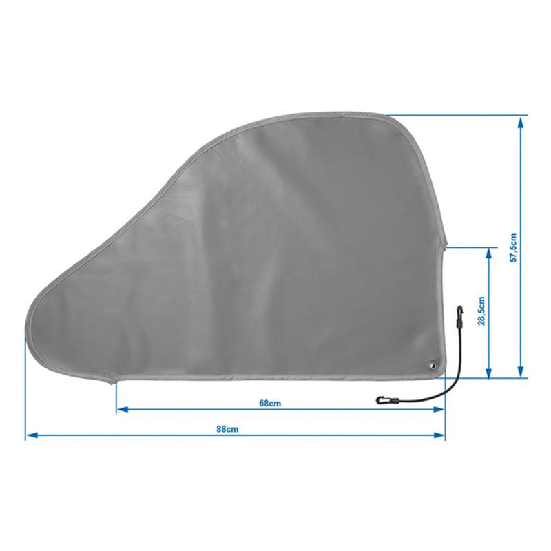 Deiwo Essential Wohnwagen Schutzhülle 550x220x250cm inkl Deichselhaube Abdeckung