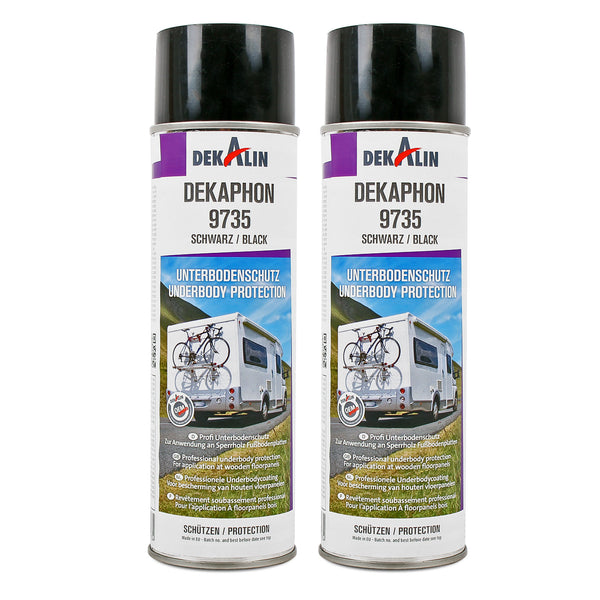 2x Dekaphon 9735 Unterbodenschutz für Sperrholz & Fußbodenplatten 500ml