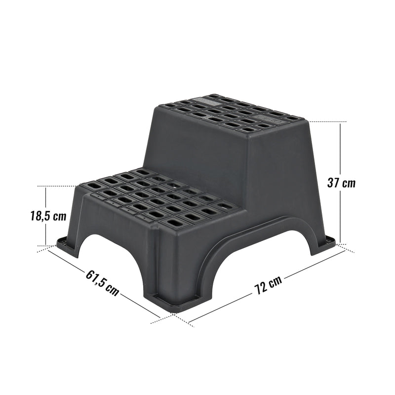 MGI Milenco "Giant Double Step" Doppeltrittstufe XXL inkl. Kunststoff Heringe