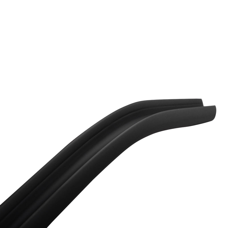 Mini Regenrinne Drip Stop Fiamma, Polyvinylchlorid, 75 cm, deep black, schwarz