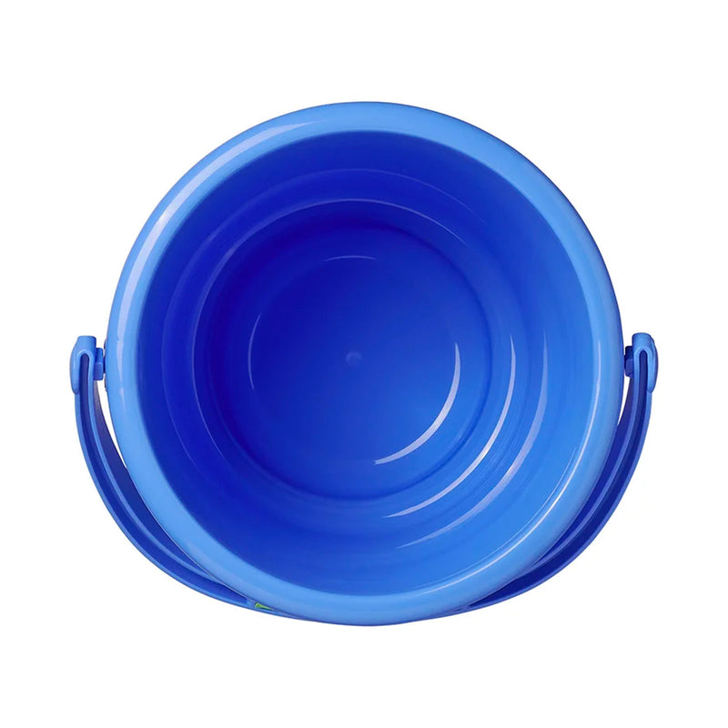 Eimer 5 Liter mit Deckel Campingeimer blau Mehrzweckeimer Wasch- und Spüleimer