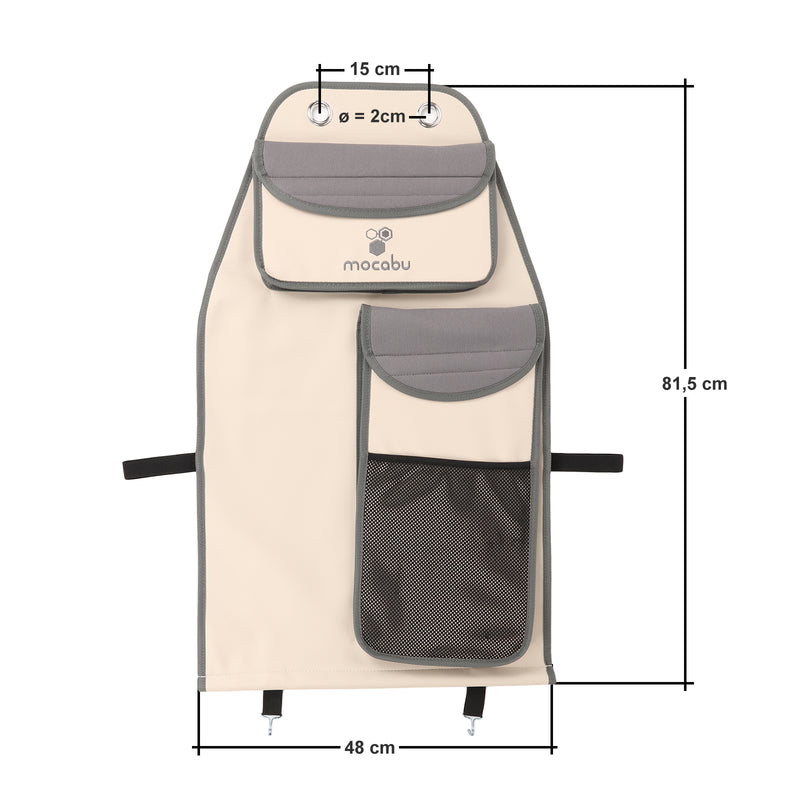 Rücksitztaschen Set Organizer Fahrer & Beifahrersitz 3 Fächer zu verwenden mit VW T5 T6