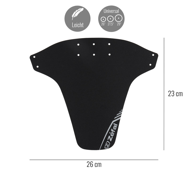 Zefal Mudguard Deflector Lite M, 28 g, (B/H) 26x23 cm, 26”, 27,5”, 29”