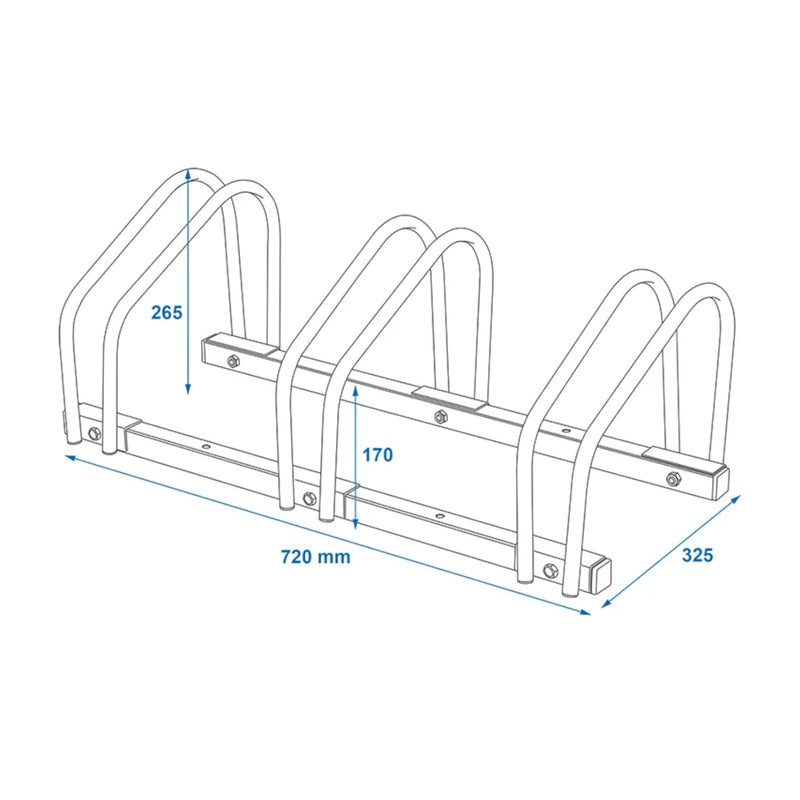 APT Universal Fahrradständer - Fahrrad / Bike Ständer - Fahrradhalter für 2/3/4