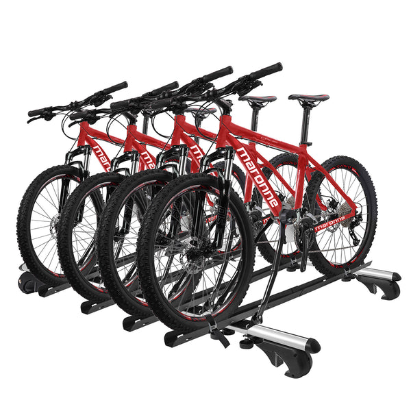 4x Fahrradträger Dachträger mit Rahmenbefestigung abschließbar inkl Befestigung