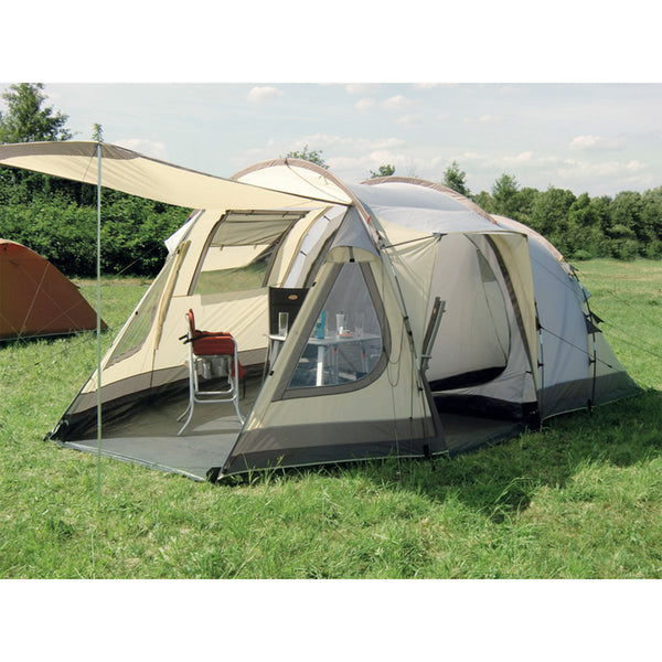 Familienzelt Bregenz 2 Z5 4-Personen-Campingzelt mit 2 Kabinen und Sonnenschutz