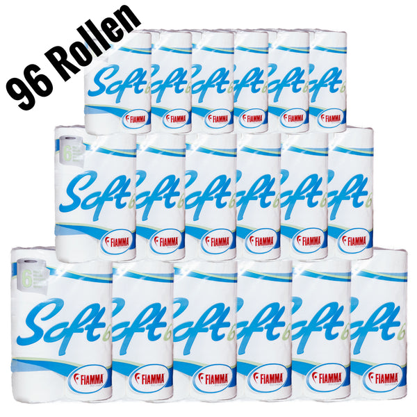 Fiamma  Soft Toilettenpapier speziell für Campingtoiletten | 96er Set | Sparset