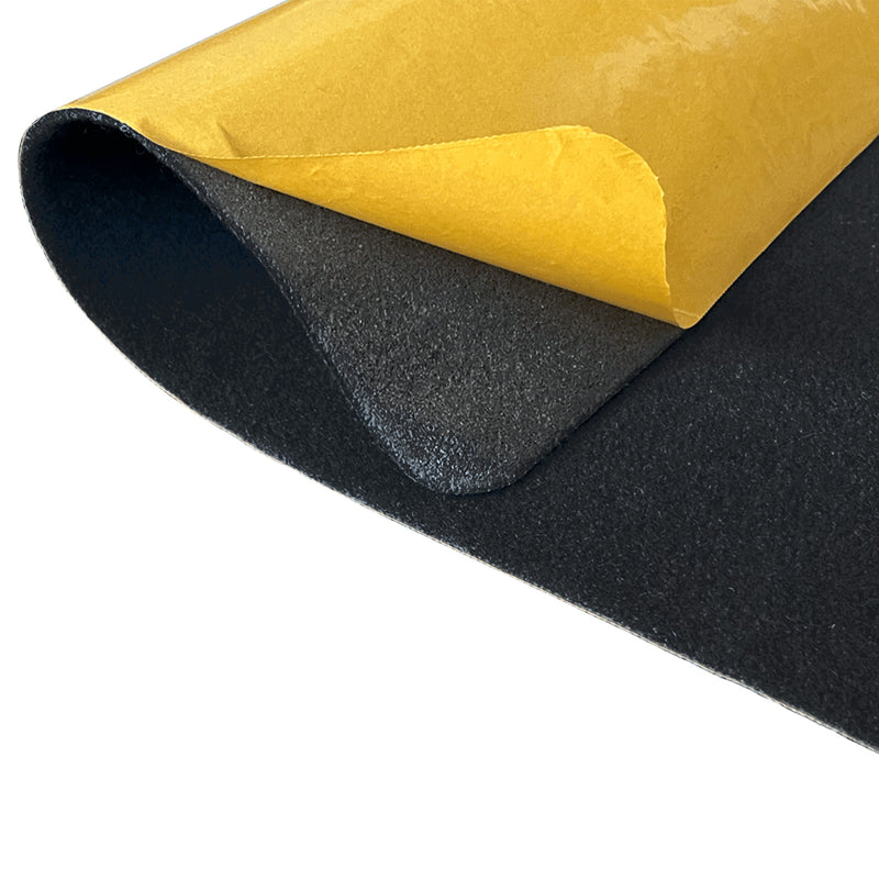 Innenverkleidung Verkleidung Filz Selbstklebend Schwarz 2x2m 4 qm DIY Campervan