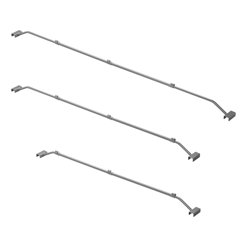 4x Anhänger Flachplanenbügel verstellbar 140-208cm Planenstütze Planenbügel