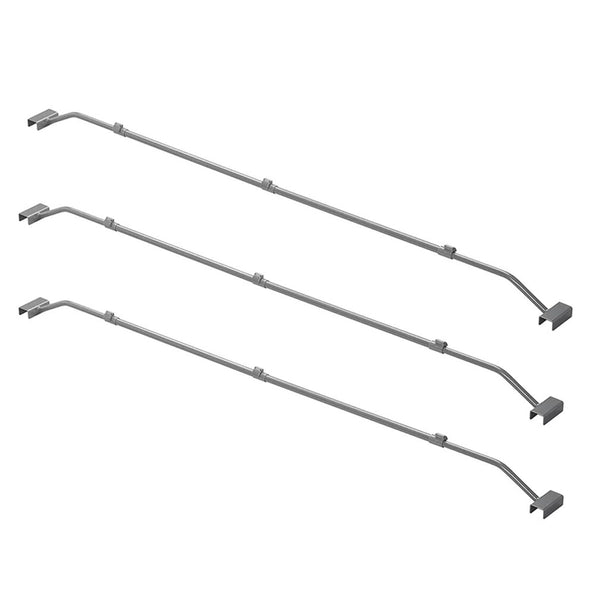 3x Anhänger Flachplanenbügel verstellbar 140-208cm Planenstütze Planenbügel