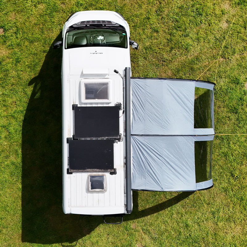 Freizeitschmiede Izzy-up Sunblocker 300x260cm Vorzelt für Wohnwagen und Wohnmobil