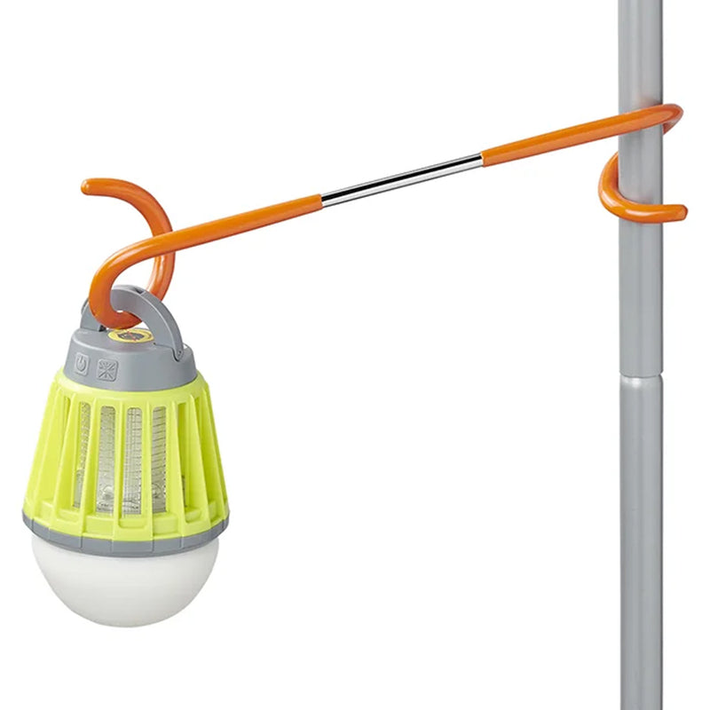 2x Aufhängehaken für Zeltstange Haken Lampen Halter Spirale Camping Doppelköpfig