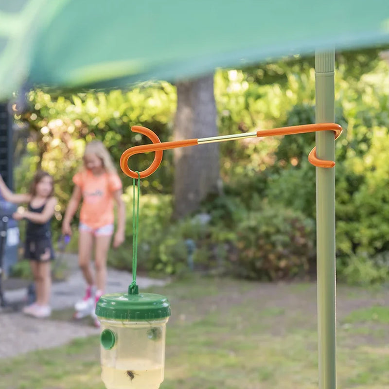 3x Aufhängehaken für Zeltstange Haken Lampen Halter Spirale Camping Doppelköpfig