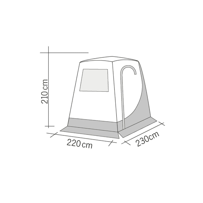 Heckzelt Trapez Premium - für Trafic Jumper NV300 Vivaro uvm - Outdoor Vorzelt