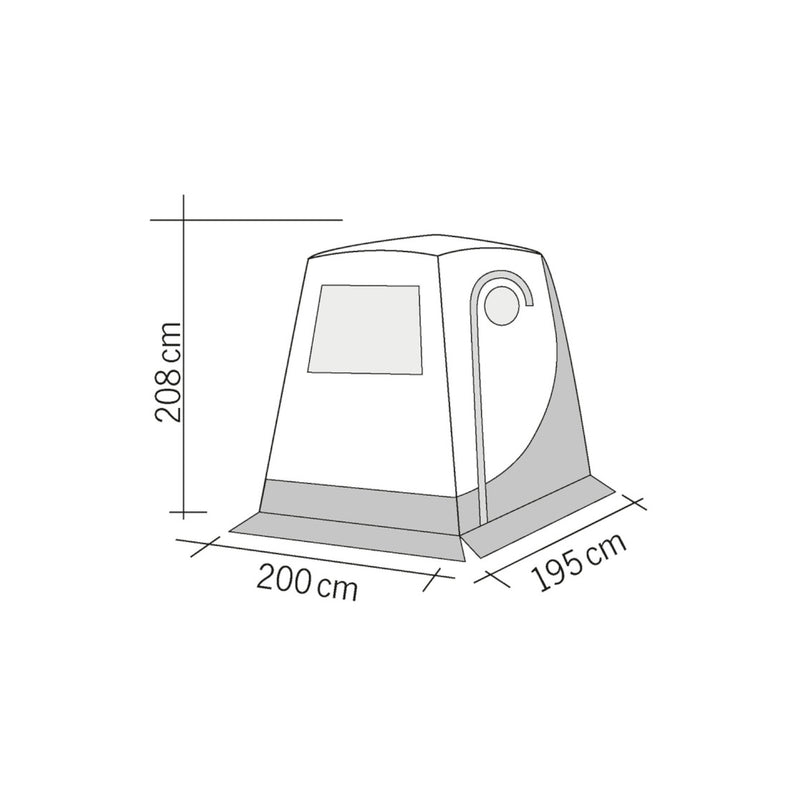 Reimo Heckzelt Upgrade 2 - für T4, T5 und T6 - Outdoor Heckklappenzelt Vorzelt