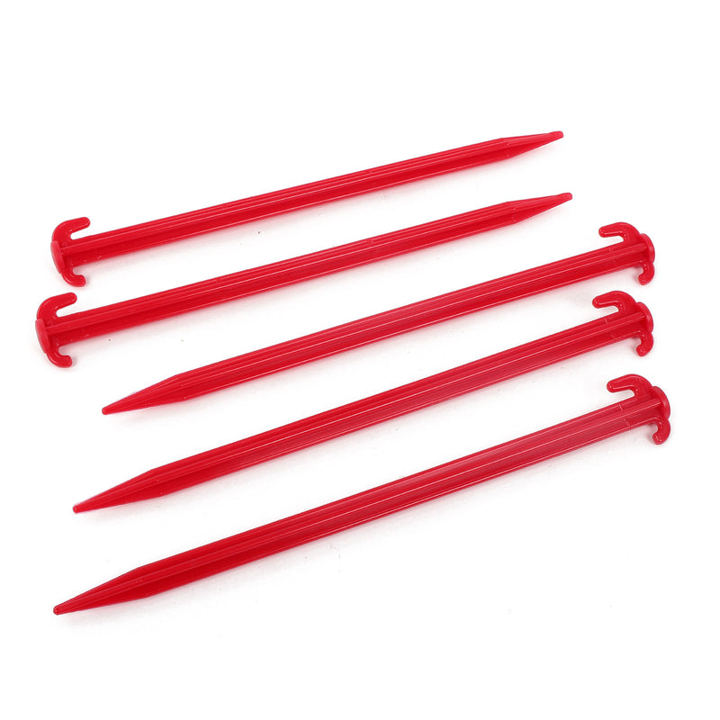 Zeltheringe 10er Set, rot, 30 cm, Kunststoff