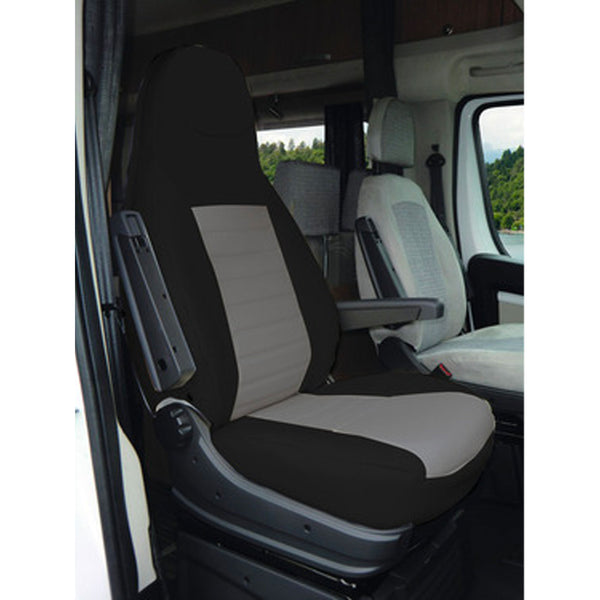 2x Integral Schonbezug Sitzbezüge passend für VW T6 T6.1 California ab 2015, schwarz
