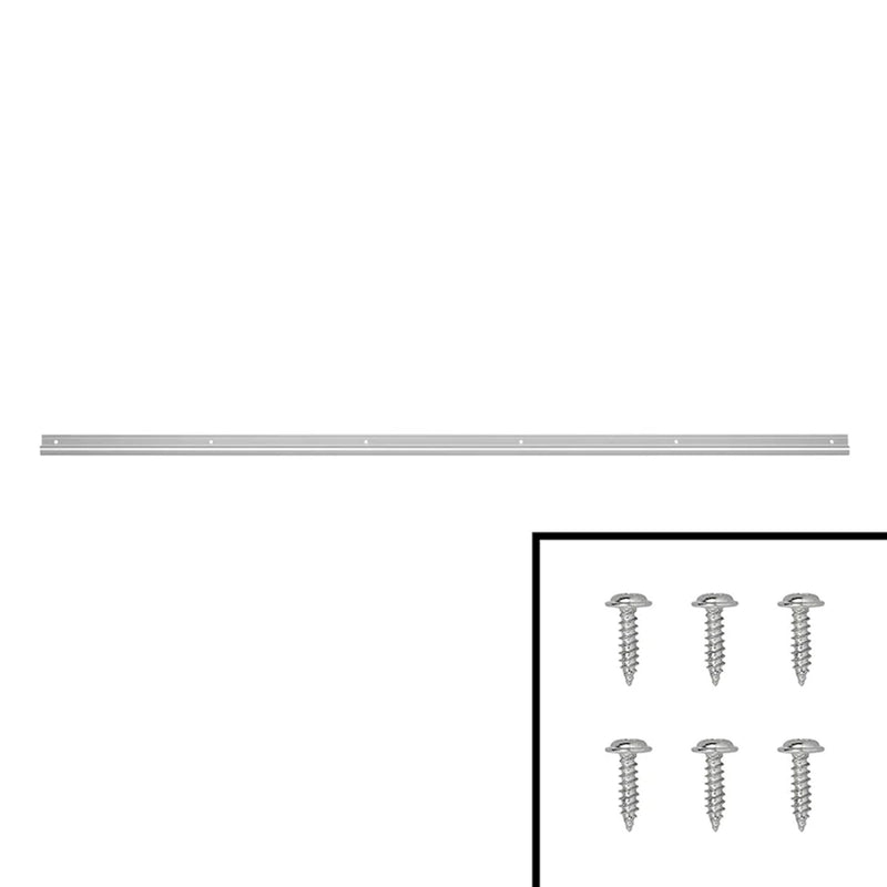 4 x Kederschiene Aluminium Zeltschiene Kederleiste 180° 100 x 2,6 cm Kederprofil