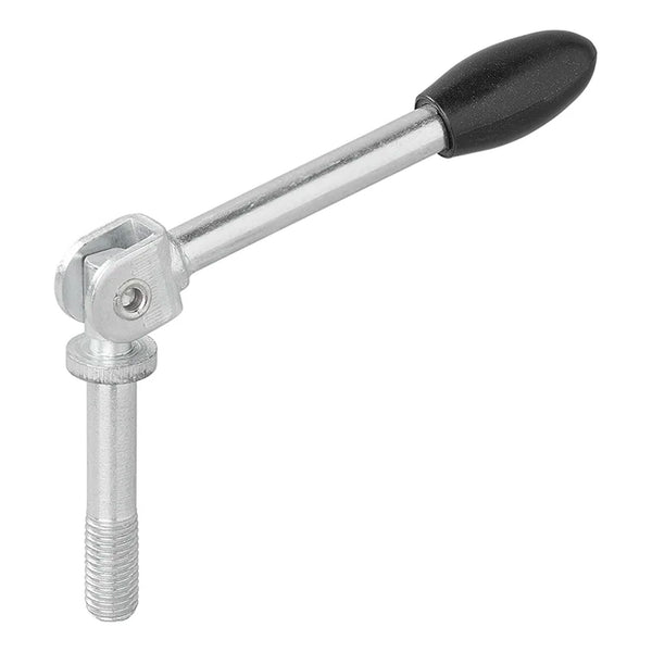 Knebel für Stützradklemme klappbar M12 Knebelfeststeller für Klemmhalter 48mm