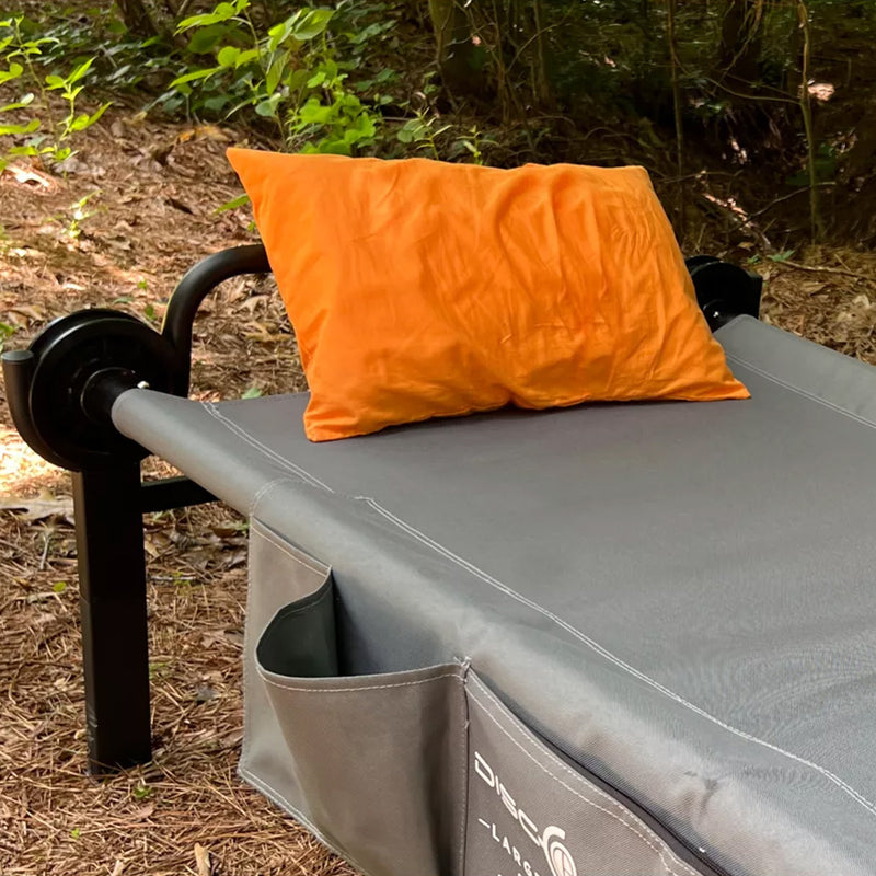 Disc-O-Bed Camping Kissen Pillow - orange/grau - Kopfkissen Reisekissen Outdoor