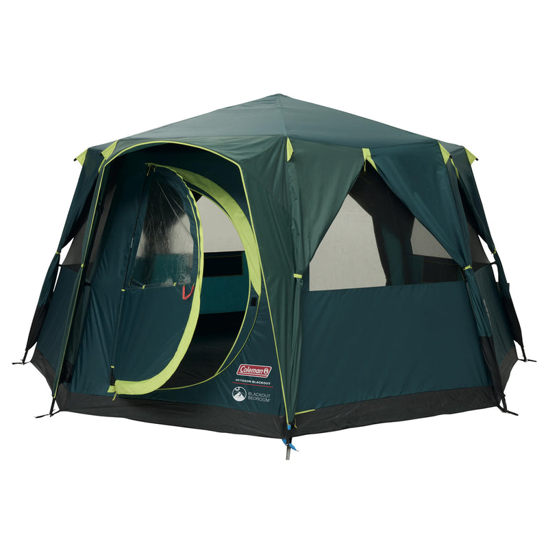 Coleman Octagon BlackOut Campingzelt 8-Personen Kuppelzelt Camping Zelt 396x396cm