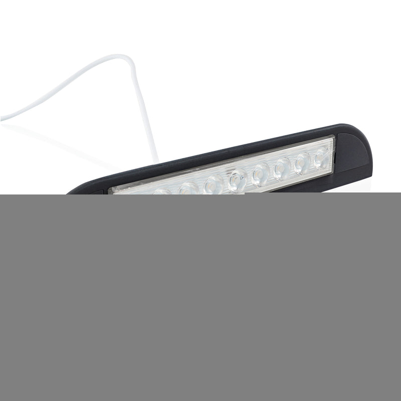 Aussen Leuchte Led Schwarz 12V 23,5cm 400lm wasserdicht für Wohnwagen, Wohnmobil