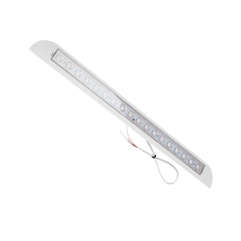 LED Außenleuchte, weiß, IP67, 3000K, 18 LEDs, Länge: 480mm