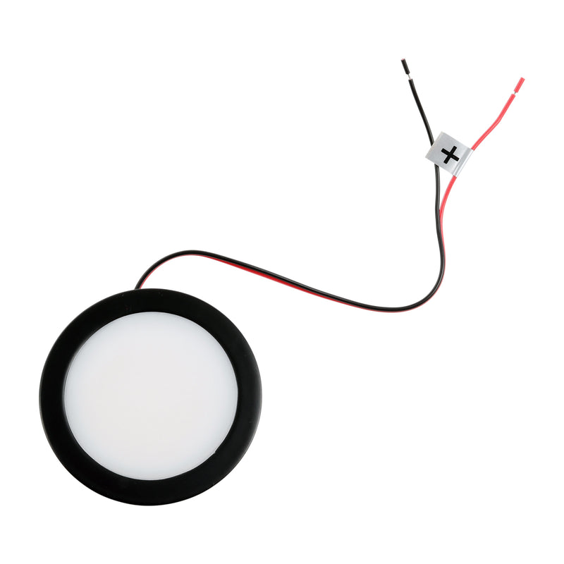 Einbaustrahler 12V LED-Spot 120lm Leuchte Schwarz Lampe für Wohnwagen, Wohnmobil