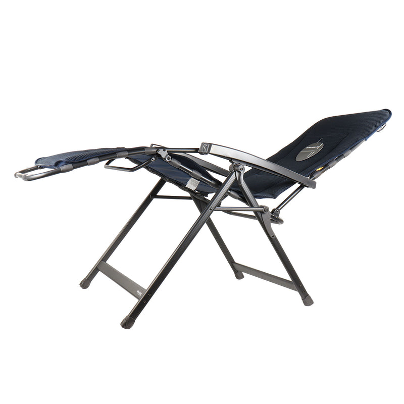 Westfield Lounge Sessel | Camping Stuhl | Liegestuhl | Aeronaut | Grau | 140 Kg