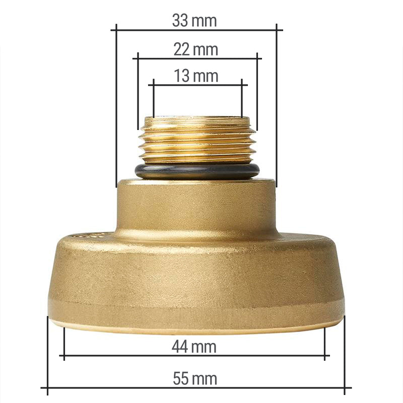 ProPlus LPG DISH Adapter für Autogas 22mm Messing