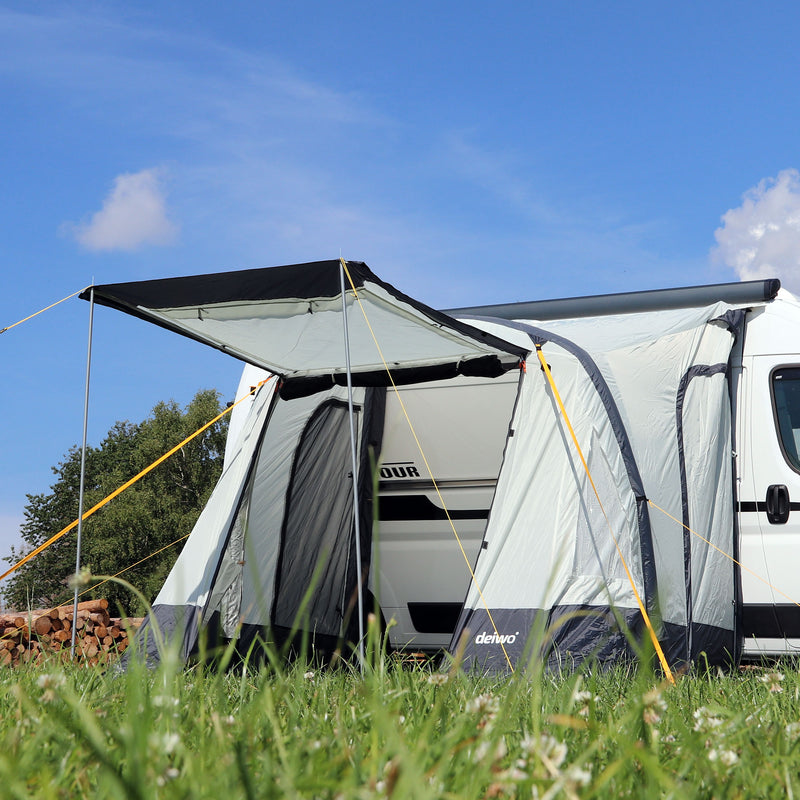 Seitenzelt 220x250cm Camping Luft Vorzelt für Wohnwagen, Wohnmobil 7mm Keder