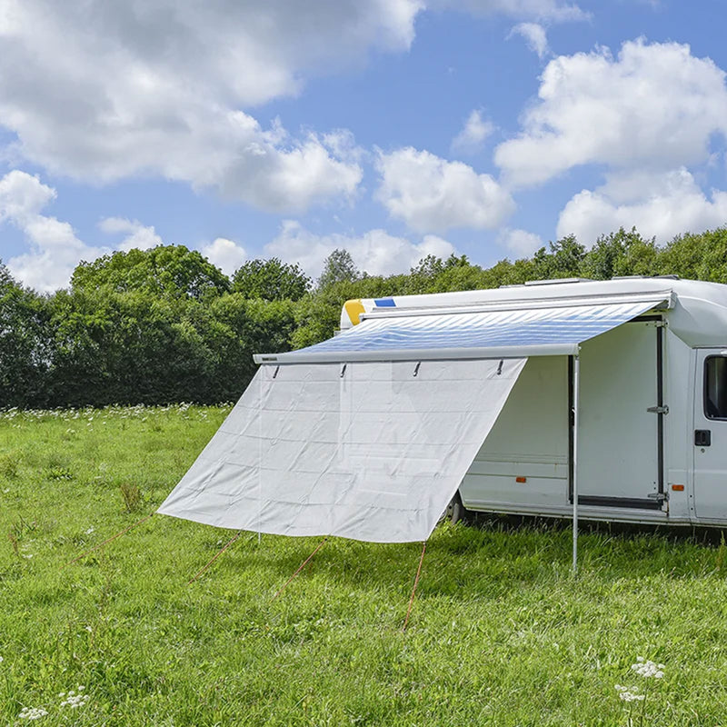 Wind- und Sonnenschutz für Markisen Vorderwand aus Netzgewebe 280-430x200cm