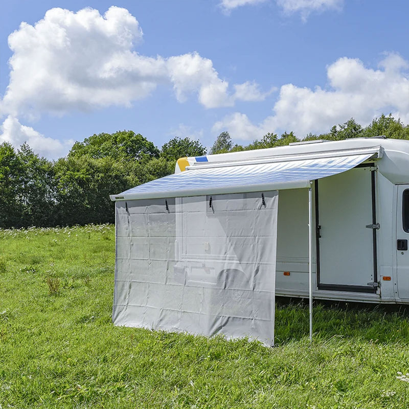 Wind- und Sonnenschutz für Markisen Vorderwand aus Netzgewebe 280-430x200cm