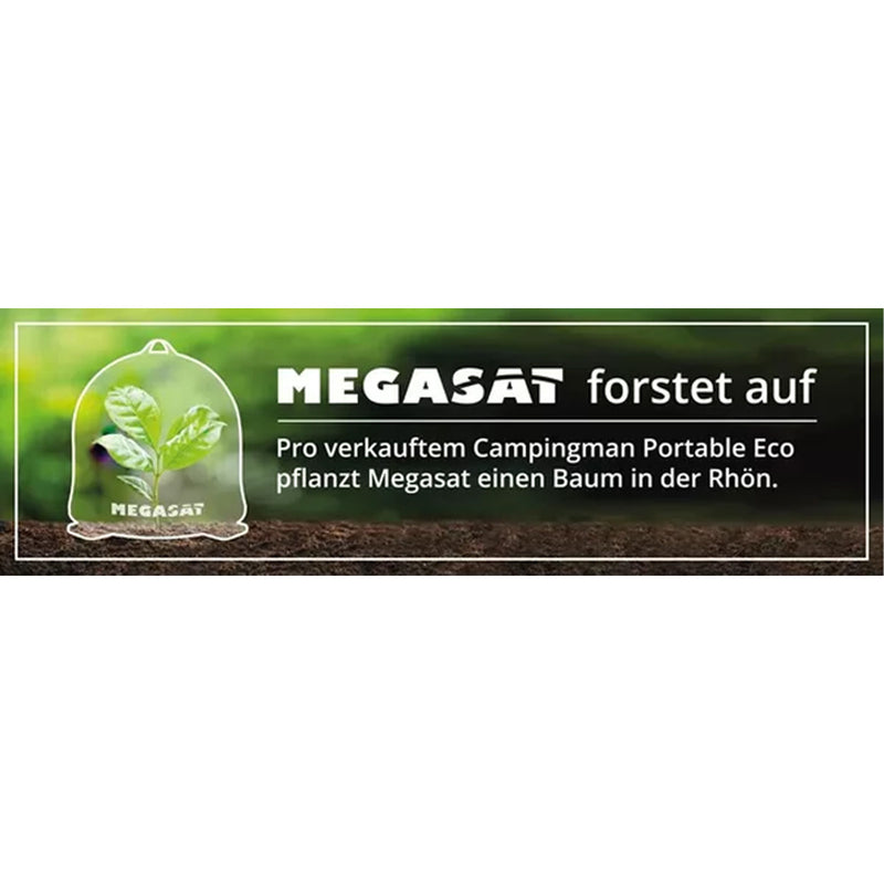 Megasat Campingman Portable ECO Satanlage - Graphite -  Satellitenschüssel