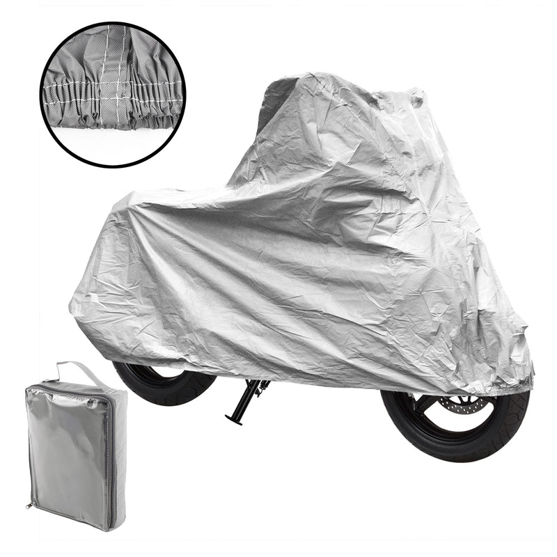 Motorrad & Roller Abdeckplane XL grau 246x104x127 cm Pva doppelt abgenäht 🏍️