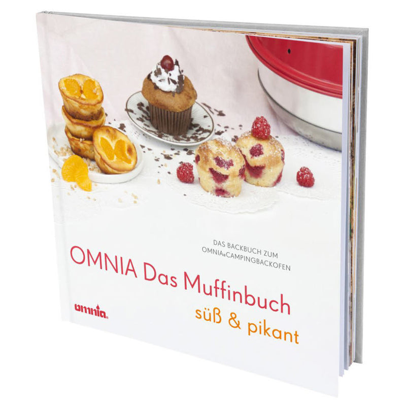 OMNIA Backbuch „Das Muffinbuch“ süß / pikant - Campingofen Rezeptbuch Backen