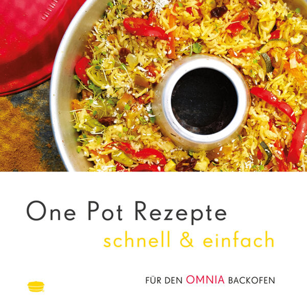 OMNIA Kochbuch- One Pot Rezepte - 64 Seiten Rezeptbuch Campingbackofen