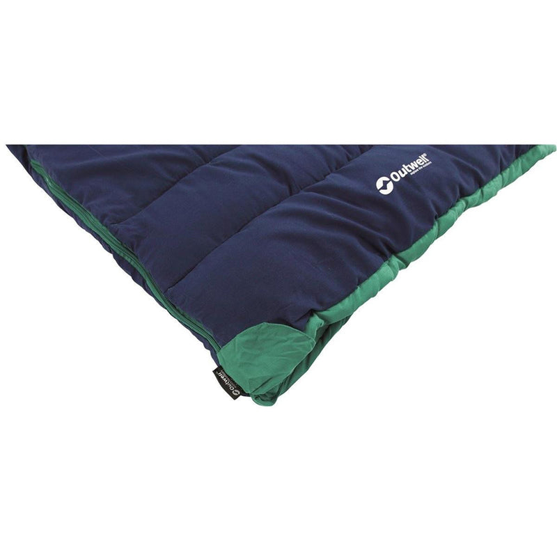 Outwell Schlafsack CHAMP Kids, Ocean Blue 150x70cm Deckenschlafsack Decke