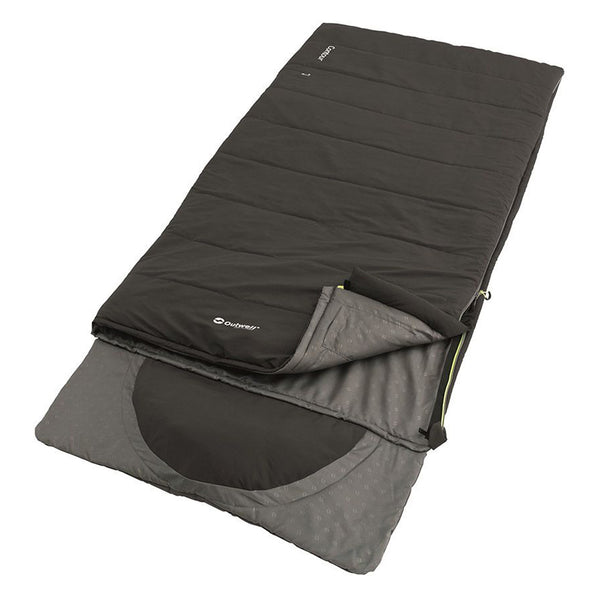 Outwell Deckenschlafsack Contour Midnight Black, Rechts, 220x85cm, Schlafsack