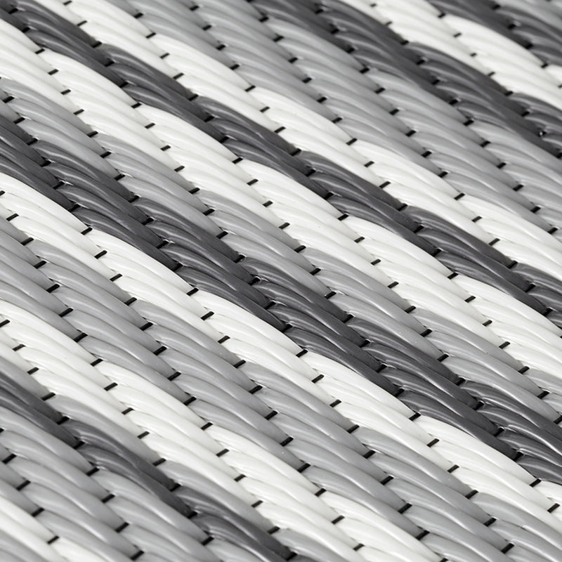 Vorzeltteppich | Patio Matte | 250x400cm | schwarz/grau | extra stabil
