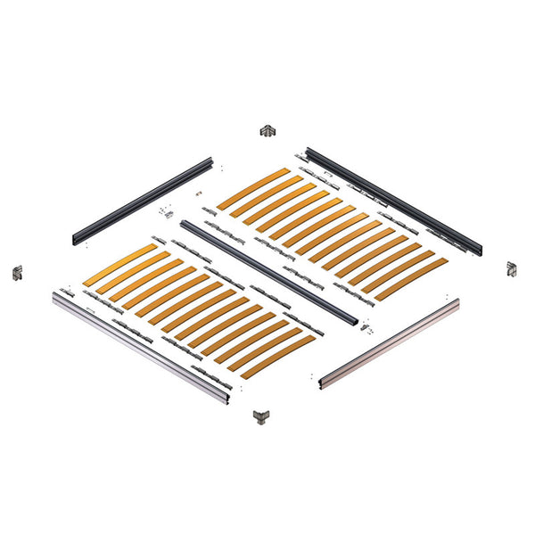 Project 2000 Kit Bettrahmen mit Lattenrost passend für Hubbett-Höhenverstellung