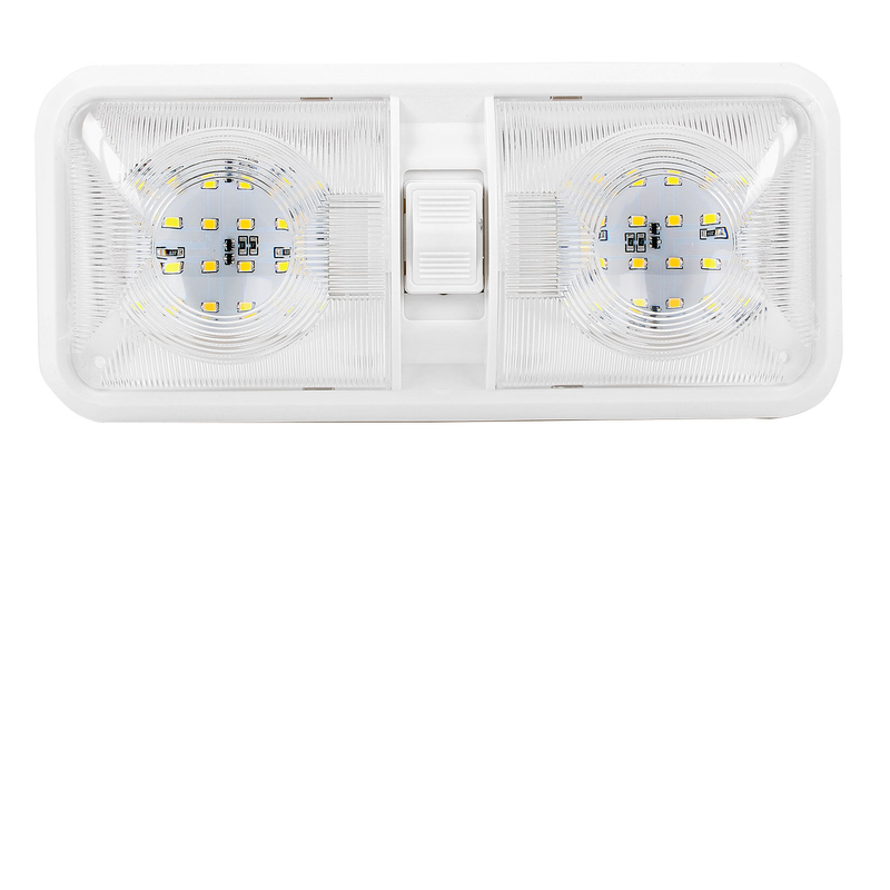 Aufbauleuchte 48-Leds 2er Set, 12V, 640lm, 38x288x127mm, Kunststoff