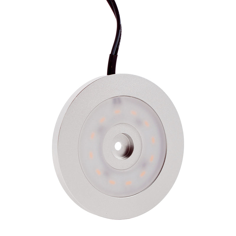 Aufbauspot 12 LED 240l, 12V-3,4W, Ø55x5,0mm