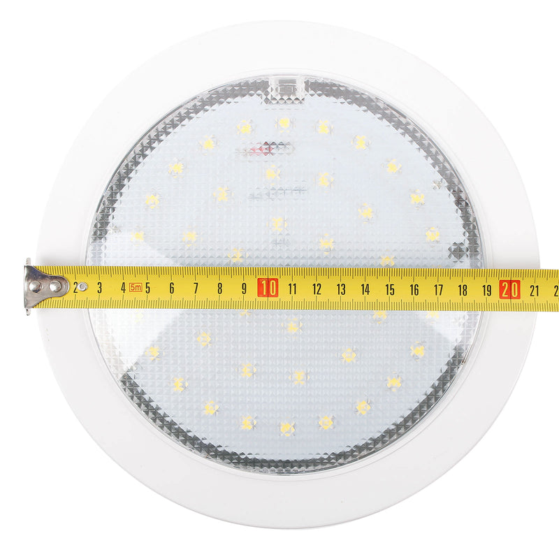 Deckenleuchte 42 LEDs 840lm, 12V-8,5W, Ø220x50mm