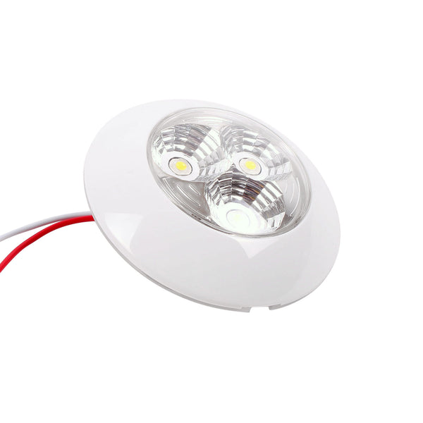 Deckenleuchte 3 LED 290lm, 12V-2,7W, ø95x25mm