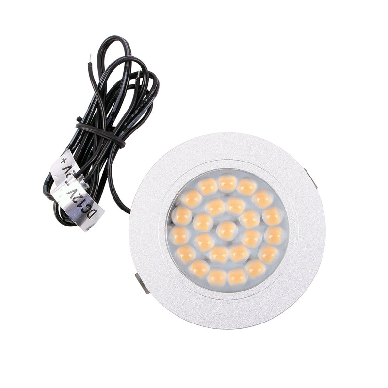 Einbauspot 24 LED-Deckenleuchte 12v, 220lm, Ø65x11mm