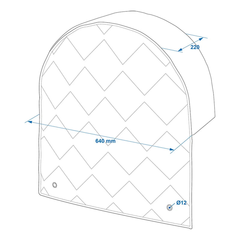 2er Set Radabdeckung Aluminium reflektierend für 15–17 Zoll Reifen – UV-Schutz & 7-lagige Isolierung