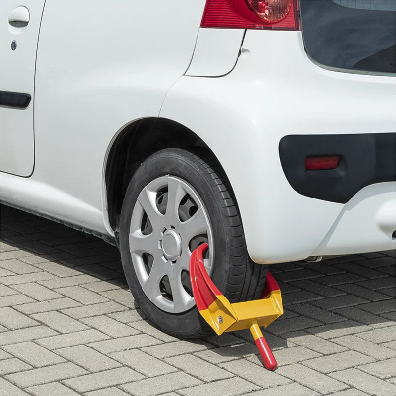 Radkralle Diebstahlsicherung Auto, Wohnwagen, Anhänger Parkkralle Wegfahrsperre