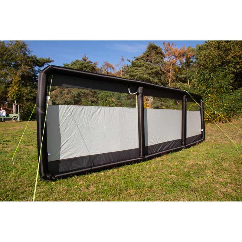 Camping Windschutz und Sichtschutz HOOGE AIR 480x140cm aufblasbar inkl Pumpe